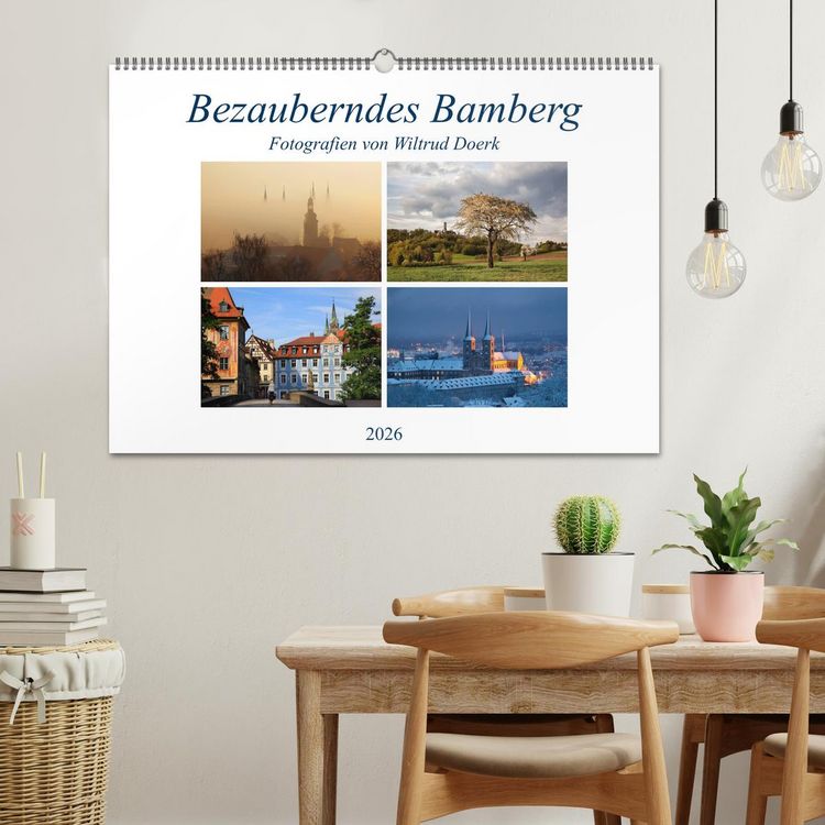 Produktbild: Bezauberndes Bamberg (Wandkalender 2026 DIN A2 quer), CALVENDO Monatskalender