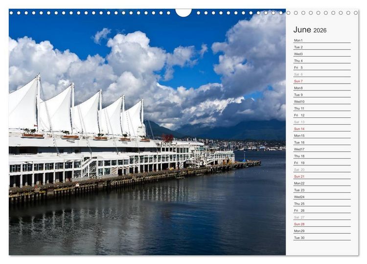 Produktbild: Vancouver Perspectives (Wall Calendar 2026 DIN A3 landscape), CALVENDO 12 Month Wall Calendar