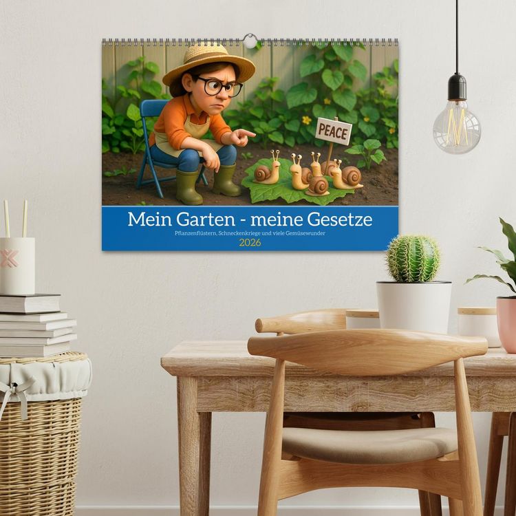Produktbild: Mein Garten - meine Gesetze (Wandkalender 2026 DIN A3 quer), CALVENDO Monatskalender