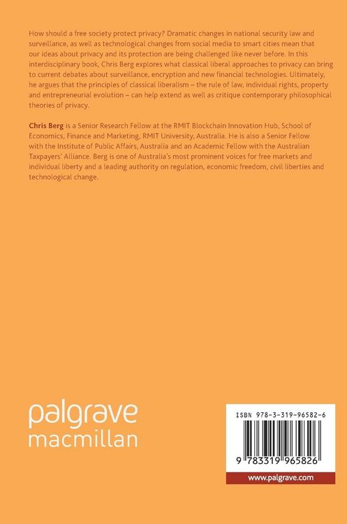 Produktbild: The Classical Liberal Case for Privacy in a World of Surveillance and Technological Change