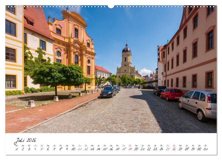 Produktbild: Romantisches Neuburg an der Donau (hochwertiger Premium Wandkalender 2026 DIN A2 quer), Kunstdruck in Hochglanz