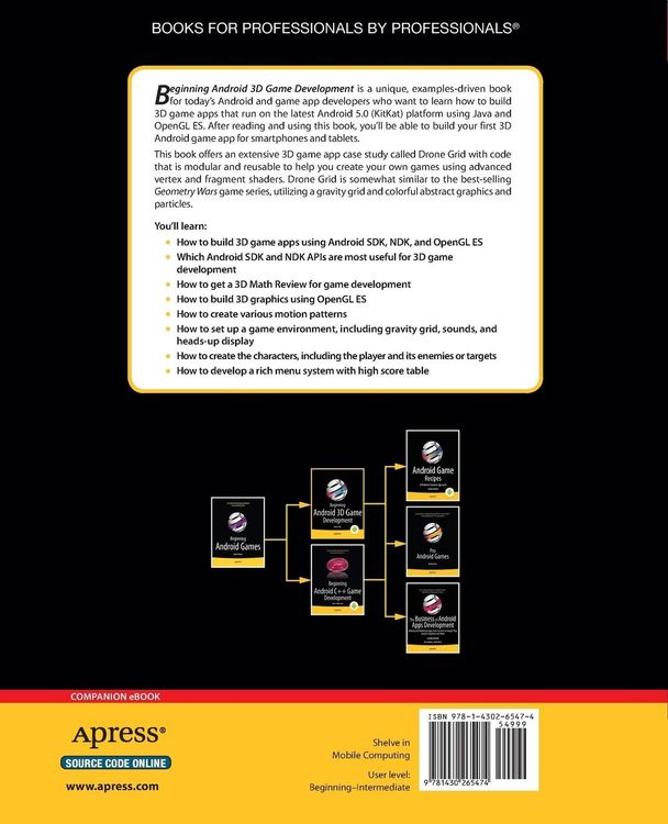 Produktbild: Beginning Android 3D Game Development