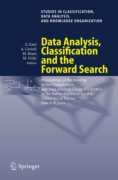 Produktbild: Data Analysis, Classification and the Forward Search