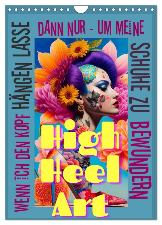 Produktbild: HighHeelArt (Wandkalender 2026 DIN A4 hoch), CALVENDO Monatskalender