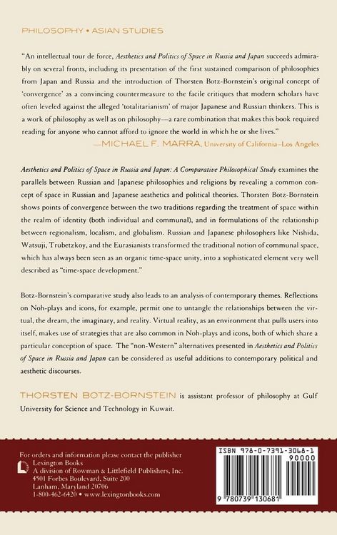 Produktbild: Aesthetics and Politics of Space in Russia and Japan