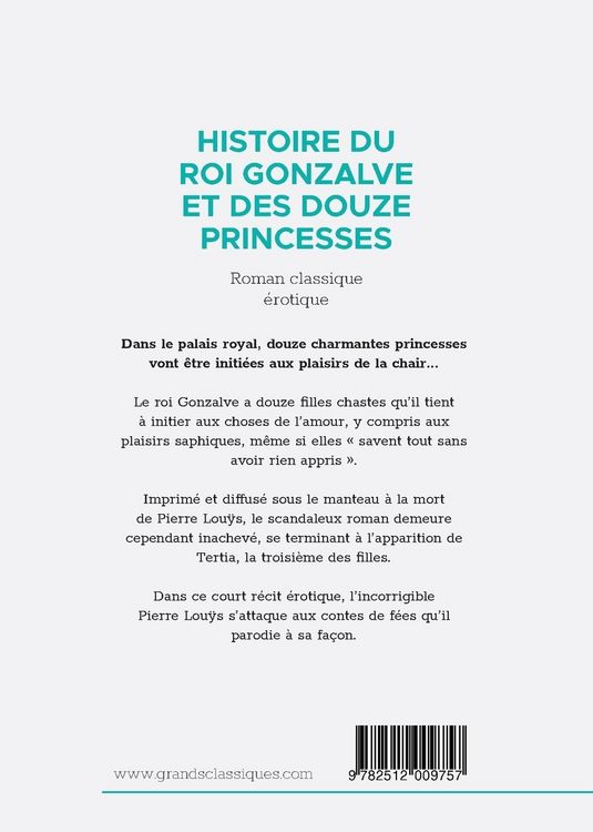 Produktbild: Histoire du roi Gonzalve et des douze princesses