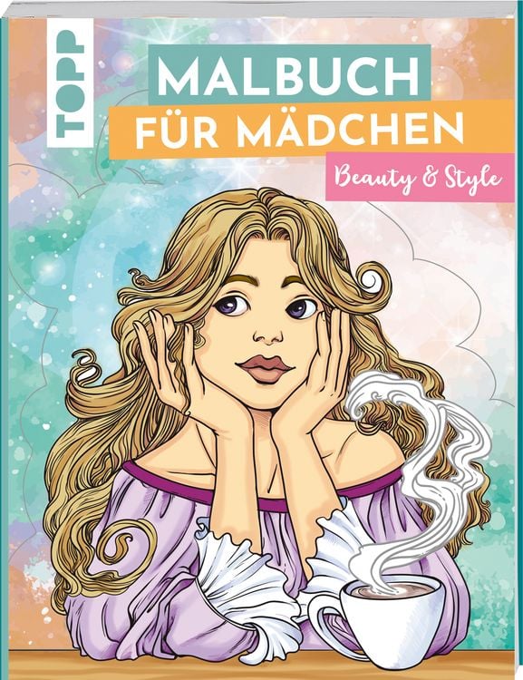 Produktbild: Malbuch f&uuml;r M&auml;dchen Beauty & Style