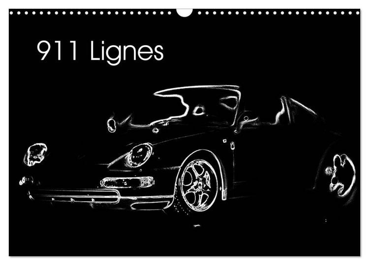 Produktbild: 911 Lignes (Calendrier mural 2026 DIN A3 vertical), CALVENDO calendrier mensuel