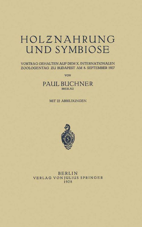 Produktbild: Holznahrung und Symbiose