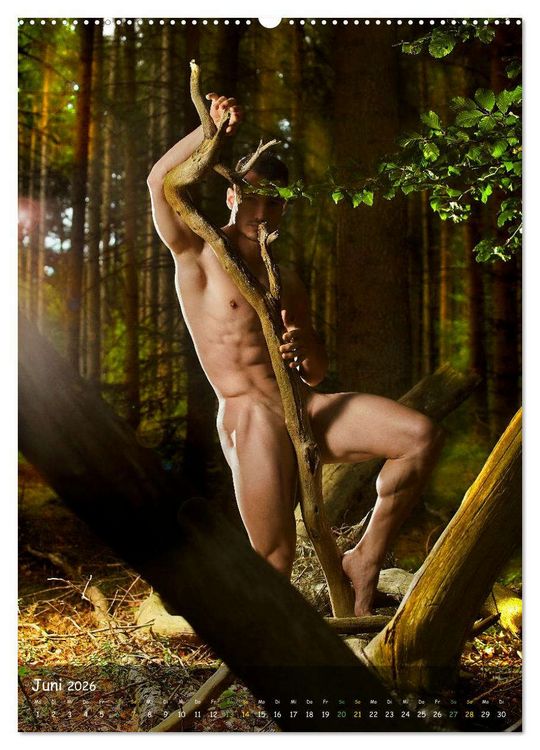 Produktbild: Naturburschen... intim (Wandkalender 2026 DIN A2 hoch), CALVENDO Monatskalender