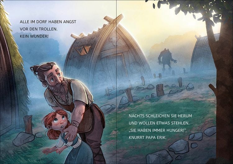 Produktbild: Lesel&ouml;wen 1. Klasse - Der mutigste Wikinger der Welt (Gro&szlig;buchstabenausgabe)