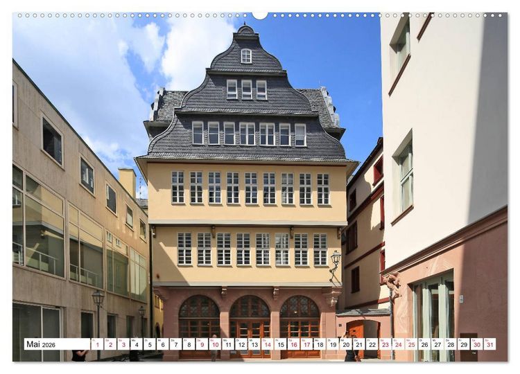 Produktbild: Frankfurt am Main die neue Altstadt vom Taxifahrer Petrus Bodenstaff (Wandkalender 2026 DIN A2 quer), CALVENDO Monatskalender