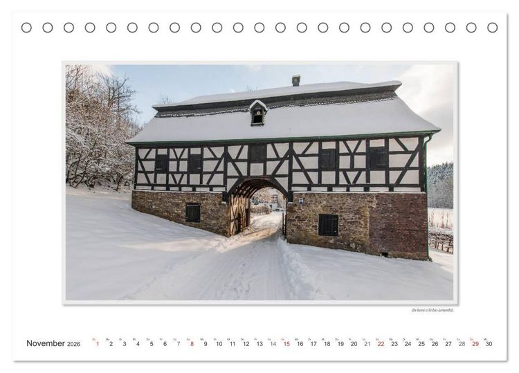 Produktbild: Emotionale Momente: Altenkirchen - der lebenswerte Landkreis im Norden des Westerwaldes. (Tischkalender 2026 DIN A5 quer), CALVENDO Monatskalender