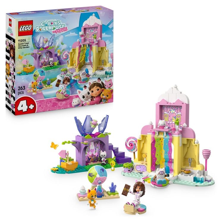 Produktbild: LEGO® Gabbys Puppenhaus Zuckerguss-Gebirge und Kätzchen-Garten (11205); Spielset für Rollenspiele