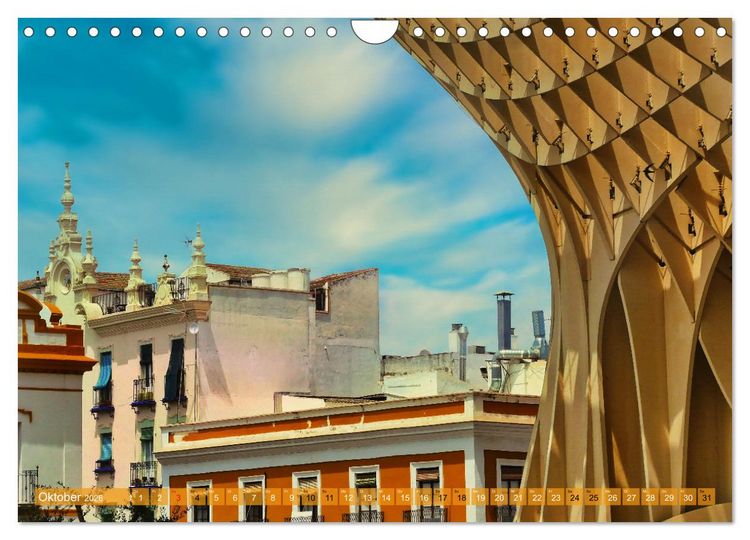 Produktbild: Andalusien, Architektur und Tradition (Wandkalender 2026 DIN A4 quer), CALVENDO Monatskalender