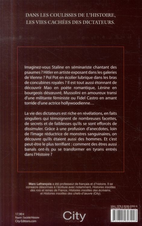 Produktbild: Dans l intimite des dictateurs