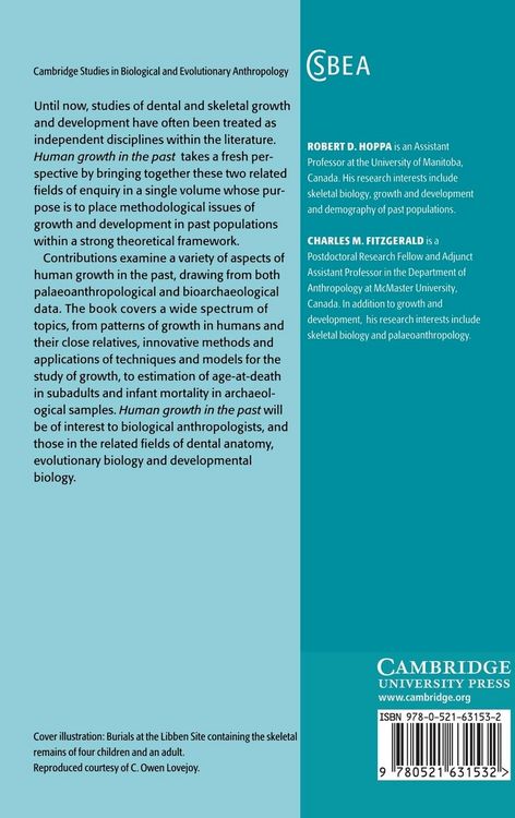 Produktbild: Human Growth in the Past