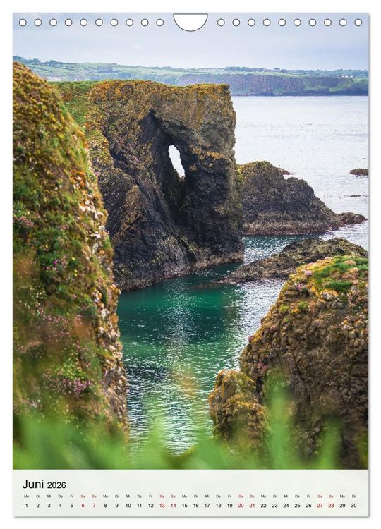 Produktbild: (Nord-)Irland - Die gr&uuml;ne Sch&ouml;nheit (Wandkalender 2026 DIN A4 hoch), CALVENDO Monatskalender