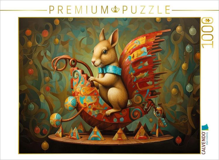 Produktbild: CALVENDO Puzzle Zirkuszauber mit Fantasie | 1000 Teile Lege-Gr&ouml;&szlig;e 64x48cm Foto-Puzzle f&uuml;r gl&uuml;ckliche Stunden