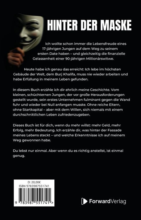 Produktbild: Hinter der Maske