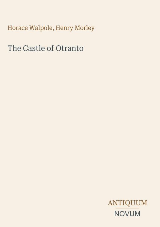 Produktbild: The Castle of Otranto