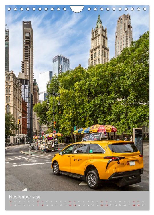 Produktbild: NEW YORK CITY Architektur und Atmosph&auml;re (Wandkalender 2026 DIN A4 hoch), CALVENDO Monatskalender