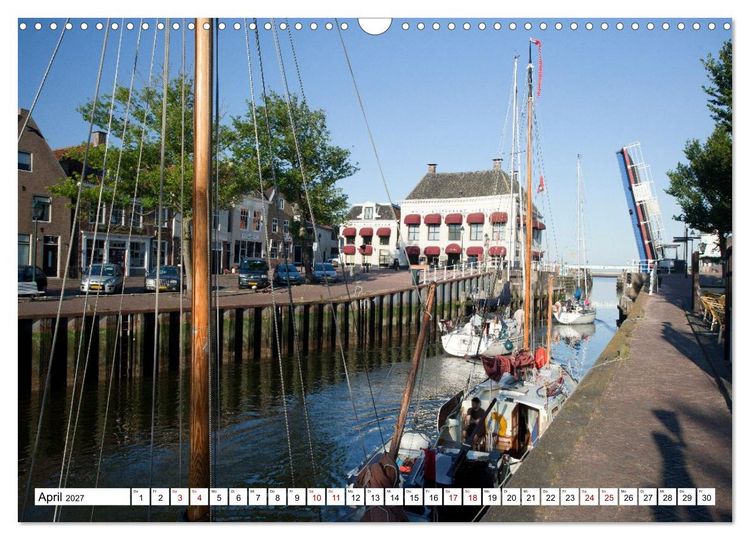 Produktbild: Hausbooturlaub Niederlande - Friesland und Groningen (Wandkalender 2027 DIN A3 quer), CALVENDO Monatskalender