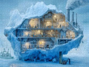 Produktbild: CALVENDO Puzzle Ein Motiv aus dem Kalender "Hier wimmelt es" | 1000 Teile Lege-Gr&ouml;&szlig;e 64x48cm Foto-Puzzle f&uuml;r gl&uuml;ckliche Stunden