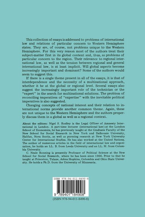 Produktbild: International Law in the Western Hemisphere