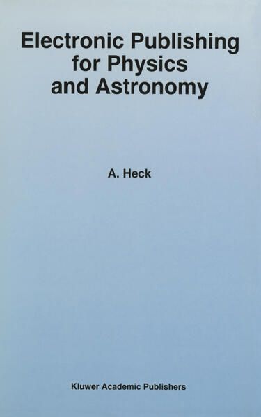 Produktbild: Electronic Publishing for Physics and Astronomy