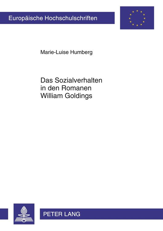 Produktbild: Das Sozialverhalten in den Romanen William Goldings