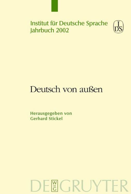 Produktbild: Deutsch von au&szlig;en