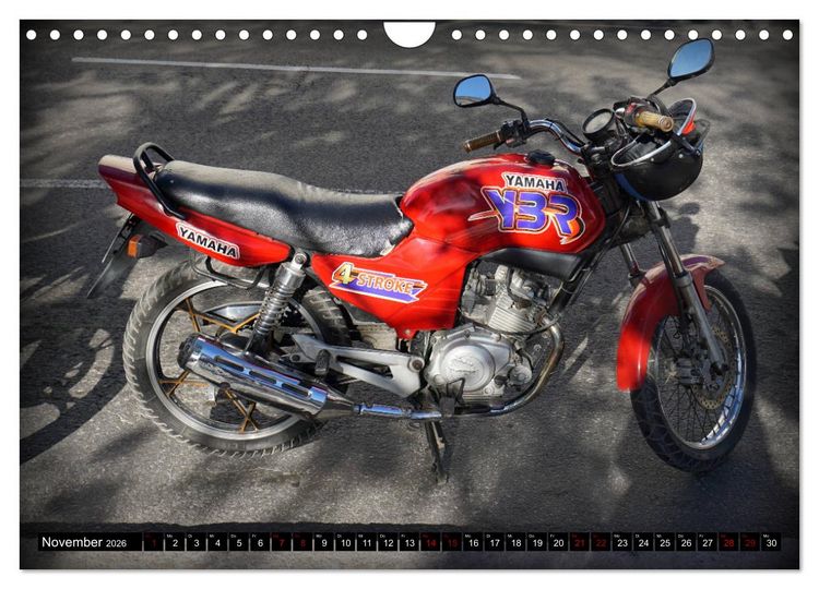 Produktbild: YAMAHA - Motorrad-Legenden (Wandkalender 2026 DIN A4 quer), CALVENDO Monatskalender