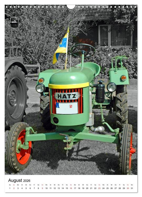 Produktbild: Alte Traktoren Nostalgie pur (Wandkalender 2026 DIN A3 hoch), CALVENDO Monatskalender