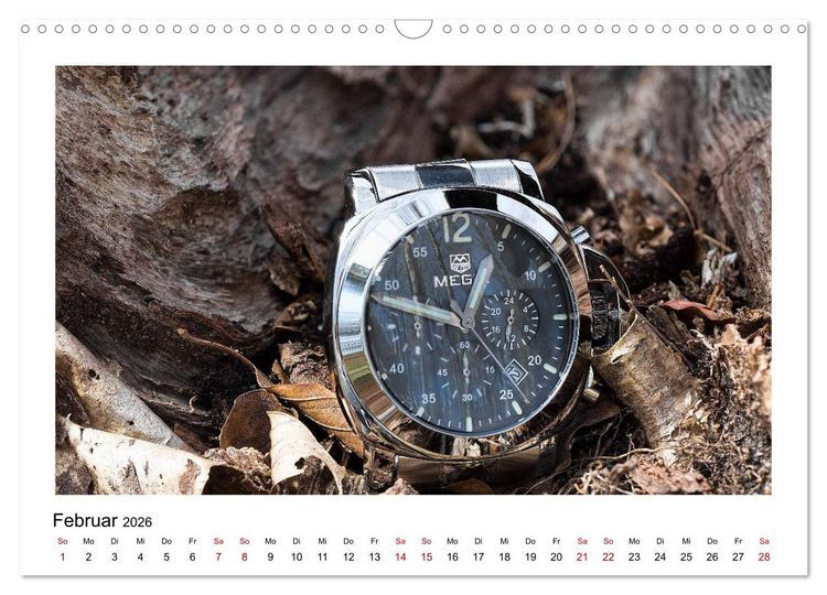 Produktbild: Uhren aus aller Welt - Die Fortsetzung (Wandkalender 2026 DIN A3 quer), CALVENDO Monatskalender