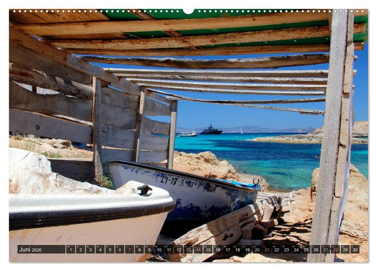 Produktbild: Formentera - Urlaub f&uuml;r die Seele (Wandkalender 2026 DIN A2 quer), CALVENDO Monatskalender