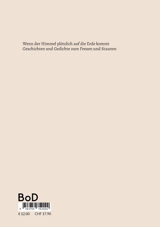 Produktbild: Wenn der Himmel pl&ouml;tzlich auf die Erde kommt