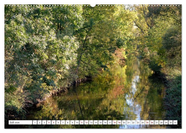 Produktbild: Die Niers im Jahreslauf (hochwertiger Premium Wandkalender 2026 DIN A2 quer), Kunstdruck in Hochglanz