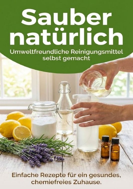 Produktbild: Sauber nat&uuml;rlich: Umweltfreundliche Reinigungsmittel selbst gemacht