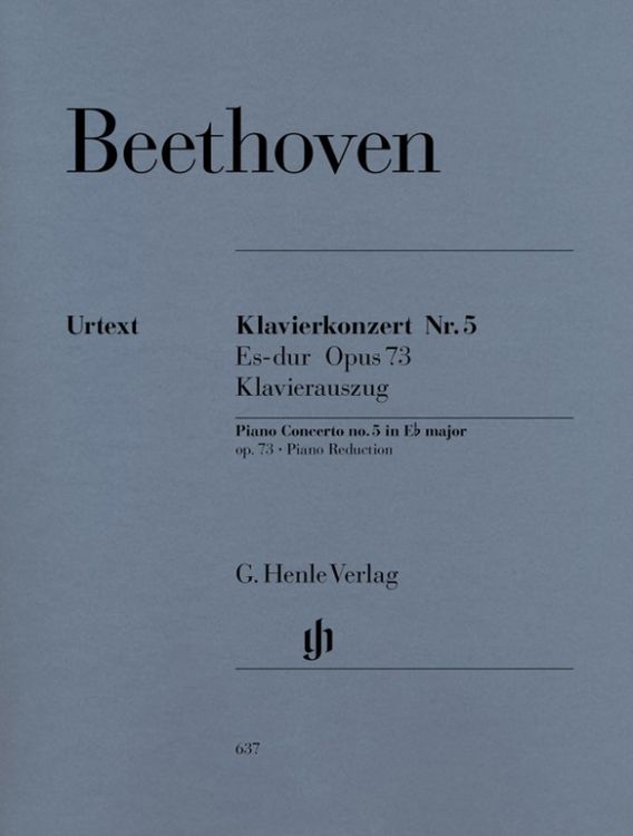 Produktbild: Ludwig van Beethoven - Klavierkonzert Nr. 5 Es-dur op. 73