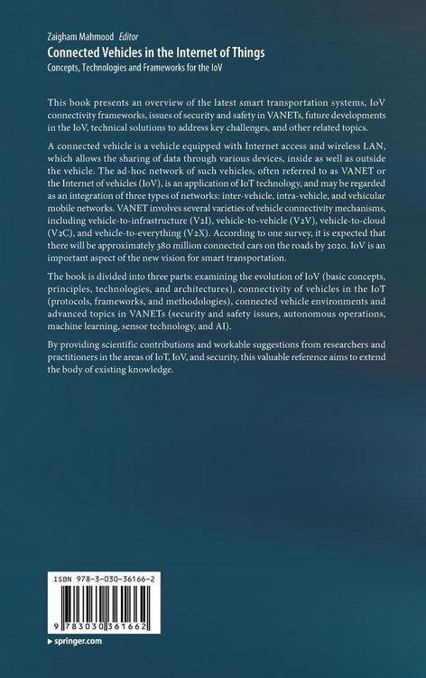 Produktbild: Connected Vehicles in the Internet of Things