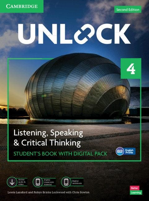 Produktbild: Unlock Level 4 Listening, Speaking and Critical Thinking Student's Book with Digital Pack