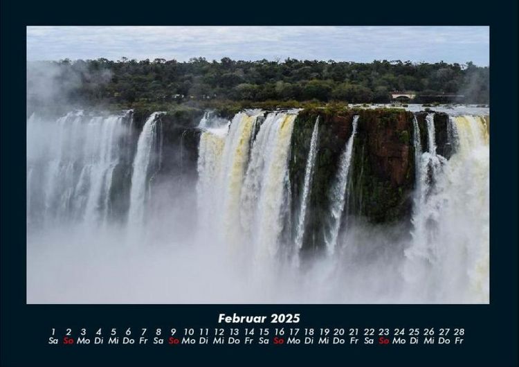 Produktbild: Wasserf&auml;lle 2025 Fotokalender DIN A4