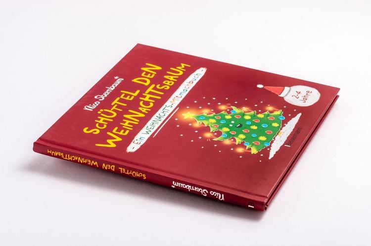 Schüttel den Weihnachtsbaum. Ein Weihnachts-Mitmachbuch zum Schütteln, Schaukeln, Pusten, Klopfen und sehen, was dann passiert. Von 2 bis 4 Jahren