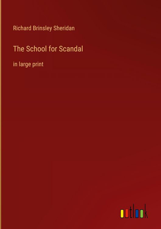 Produktbild: The School for Scandal