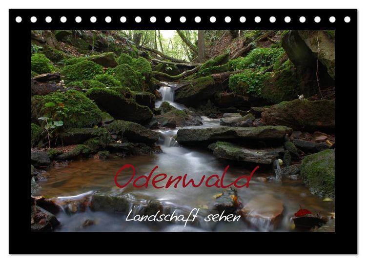 Produktbild: Odenwald - Landschaft sehen (Tischkalender 2026 DIN A5 quer), CALVENDO Monatskalender