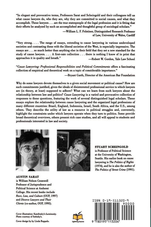 Produktbild: Cause Lawyering