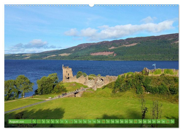 Produktbild: Schottland - Impressionen von magischen Orten (hochwertiger Premium Wandkalender 2026 DIN A2 quer), Kunstdruck in Hochglanz