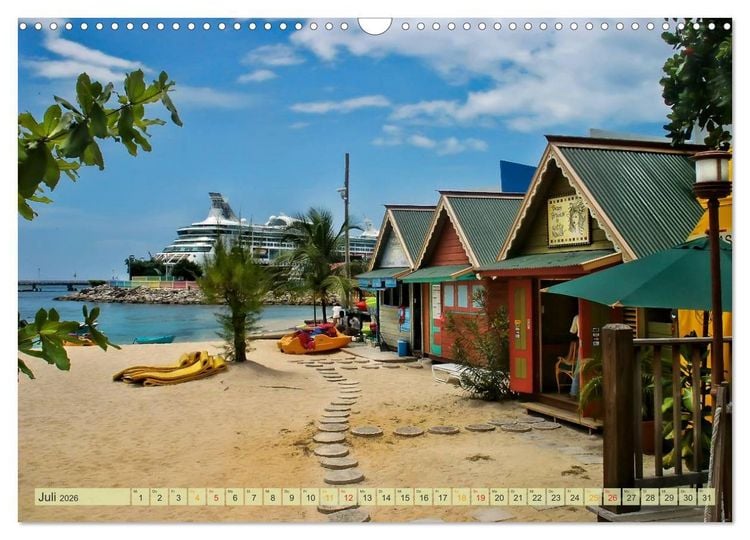 Produktbild: Die gro&szlig;en Antillen - Jamaica (Wandkalender 2026 DIN A3 quer), CALVENDO Monatskalender