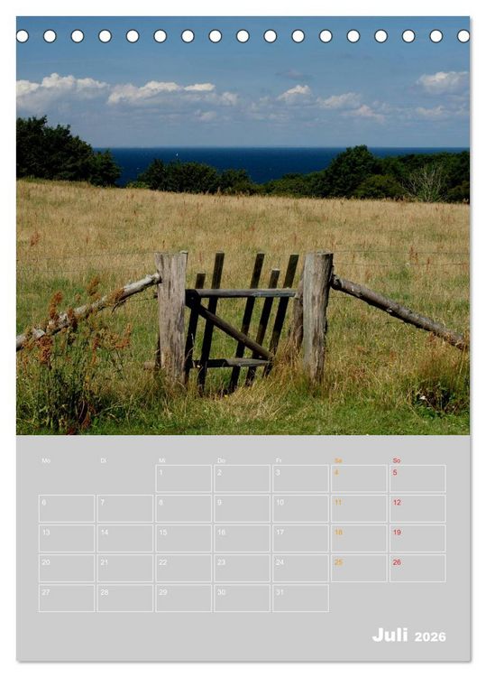Produktbild: Bornholm - Die Sonneninsel D&auml;nemarks (Tischkalender 2026 DIN A5 hoch), CALVENDO Monatskalender